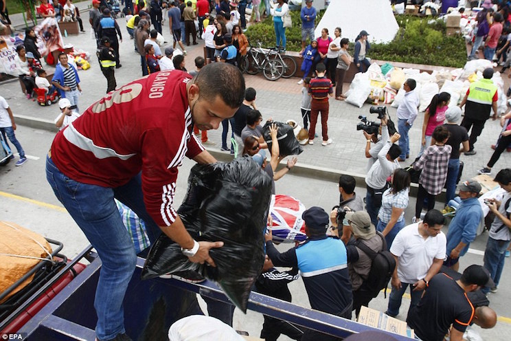 Terremoto en Ecuador